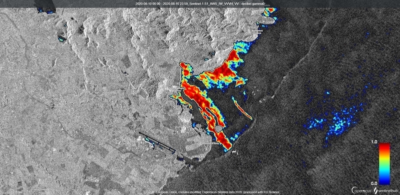 2020年8月 モーリシャス事故の衛星解析